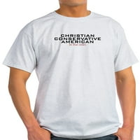 Cafepress - Christian Konzervativna američka - lagana majica - CP