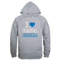 Love College of Coastlal Georgia Mariners Fleece Hoodie Dukseri