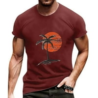 Muška majica za odmor 3D digitalni tisak labava fit košulja za muškarce