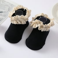 Ketyyh-Chn baby čarape Little Girls Crew Socks Duge čarape za dječake Mornarice, M