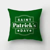 Valentinovo pokriva Dan Svetog Patrika Irskog Dan Irskog dana Svetog Patrika Dana Svetog Patričkog dana Irski dan bacaju pokrov jastuka Shamrock