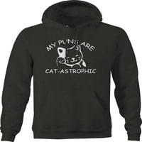 Moja je mačka-astrofična samosvjesna mahala srećna mačja košulja mačke za muškarce 2xl tamno siva