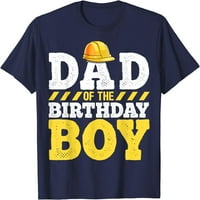Drvo tata rođendanske dečačke konstrukcijske rođendane majica majica