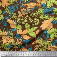 Soimoi pamučna kambrična tkanička tkanina i cvjetna umjetnička ispis tkanina od dvorišta široka