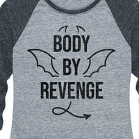 Instant poruka - tijelo po osveti - Ženska grafička majica Raglan