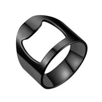 Klizaly prstenovi, prsten za otvarač za boce kreativni prsten za prstenje od nehrđajućeg čelika za muškarce