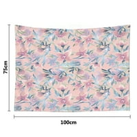 Vodenikolor cvjetni uzorak tapiserija svijetla cvijeća tapiserija za tapiserije za tapiserije prirode