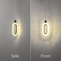 Privjesna rasvjeta za kuhinjsku otoku LED zatamnjene moderne zlatne mini privjeske svjetla za spavaću
