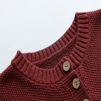 Na prodaju zimski ženski džemper pletene duksere za žene casual gumb gore v izrez lagani lagani pad