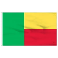 Benin 3ft 5ft najlonska zastava