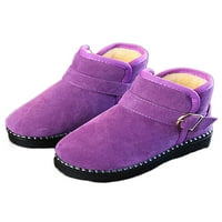 Gomelly Childring With Boot Plind Sning Boots Povucite pletenice za gležnjeve Neklizaju tople cipele