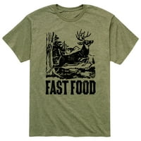 Instant poruka - brza hrana - Muška grafička majica kratkih rukava