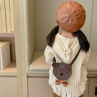 Baozhu Mini dječja torba slatka crtani medvjed dječji novčanik modne djevojke PU kožne torbe za dječje
