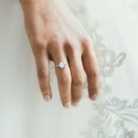 Keusn Fashite Exquisite Vintage Opal Diamond Prstenovi za žene Angažovanje prstenarskih nakita Pokloni