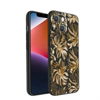 Botanički-zlatni-cvjetni futrola za iphone za žene Muška Pokloni, Mekani silikonski stil Poklopac - Botanički-zlatni-cvjetni slučaj za iPhone 14