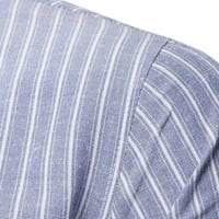 Muška majica Soft dugih rukava košulje za muškarce Modni poslovni slobodno vrijeme prugasti ispis dugih