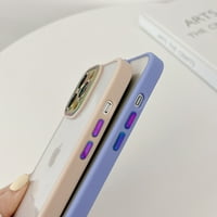 Dteck Case kompatibilan sa iPhone Pro max, čistom leđima sa mekim mat silikonskim branik dizajnom i