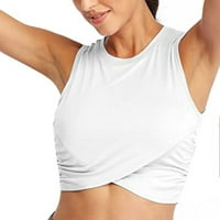 Ženski vrhovi za žene za žene obrezane tenkove Plesni vrhovi Sport Yoga majice Korzetni vrhovi za žene,