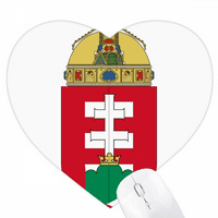 MAĐARSKA EU Nacionalni amblem Heart Mousepad gumeni mat igra