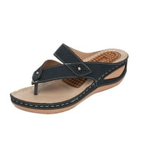 Sandale za žene Drćene ljetne ortopedske sandale za ženske lučne potporne sandale plaže Vintage Flip Flops papuče