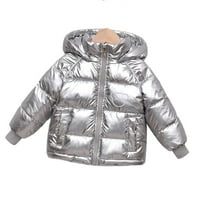 ESAIERR 1-7Y dječaci djevojke zadebljane jaknu bez rukava za bebe za djecu za bebe, prsluk jaknu, pad zimske jakne dolje kaputi, čvrsti zatvarač