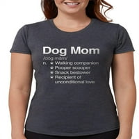 Cafepress - pasjska mama tamna - Ženska tri-mješavina majica