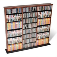 Atlin dizajnira 51 Trostruki CD DVD zidni stalak za medije u Cherryju i crnu