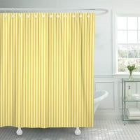 Vrt sunčani stroj Yellow Oxford Stripe Patio Modern Stripes prugasta zavjesa za tuširanje