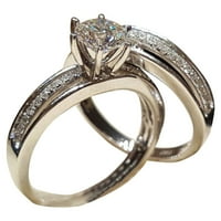 Jiyugala prstenovi za žene Valentinovo Dijamantni prsten zvonali prsten Novi prsten Novi kreativni prsten