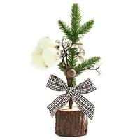 APEPAL Drveni kućni ljubimac multi-stil prozorski poklon božićni mali božićni ukrasi stablo