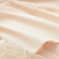 Qiylii Žene Proljeće Jesen Srednja suknja Modna čipkaste veze u šivanju mrežasti suknja Bowknot vezati