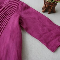 Xyxaqa ženska odjeća proljeće, ženska kratka ruka majica kratkih rukava haljina ljetna kravata Tunika