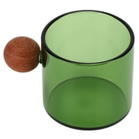 Šalica za kafu, drvena ručka šalica za kafu visoke temperature i okrugla toplotna otpornost za bar za