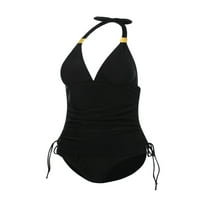 Splitske kupaći kostimi za kupaće kostime Push up Halter vezati plivanje vrhovi + trunke žene za plažu