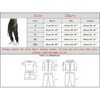 Haljine za muškarce za muškarce Solidne uzorak uzorka Omladinske ležerne hlače