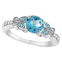 SKPBlutn prstenovi za žene Djevojke pozlaćeni cirkon nakit za angažman ženske nakit dijamantski prsten