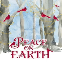 Božićni šumski portret II-mir na zemlji Tara Reed