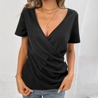 USMIXI slatki vrhovi za ženske majice s kratkim rukavima s kratkim rukavima s kratkim rukavima Summer