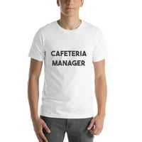 2xL Cafeteria Manager Bold majica s kratkim rukavima pamučna majica majica u nedefiniranim poklonima