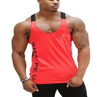 Musuos muškarci mišićni fitness tenk vrh vježba teretana sportskih majica bez rukava bez rukava