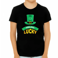 Dnevna košulja St Patricks - St. Pattys Dnevne košulje osjećaju sreću Clover Shamrock Irski grafički