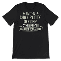 Smešna šefa majica sa sitnim oficirom - Ostali su vas upozorili o tome