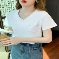 Ljetna majica kratkih rukava majica za žene vrhove korejskih ženska odjeća casual camisetas de mujer