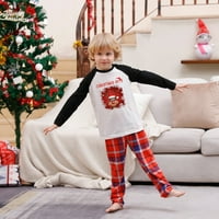 Kayannuo Božićne pidžame za obiteljski čišćenje Božićne tinte Djevojke pidžame i dječaci Pajamas Usklađivanje