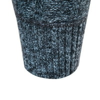 FVWitlyh grafički džemper muški pamuk dugme dolje pulover V izrez Osnovni dizajnirani pleteni džemper