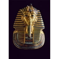 Posteranzi Sal Tutankhamen-Zlatna maska ​​BCE Gold Inlaid s draguljima Egipatski nacionalni muzej Kairo