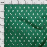 Onuone baršunaste zelene tkanine životinje šivaće tkanina od dvorišnog tiskanog diiy odjeće šiva širine