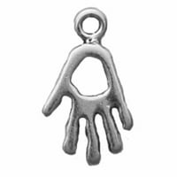 Sterling srebrna 8 šarm narukvica sa priloženim 3D mini otvorenim palminskim šarmom