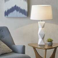 Gracie Mills Geometrijska keramička stolna lampa - Grace-14420