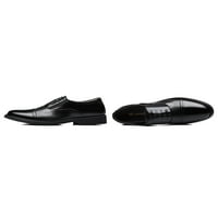 Avamo Muškarci Oxfords Poslovna kožna cipela Svečana haljina Obuća za cipele Muški stanovi Lagani čipka